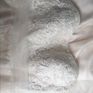 Off white wedding dress